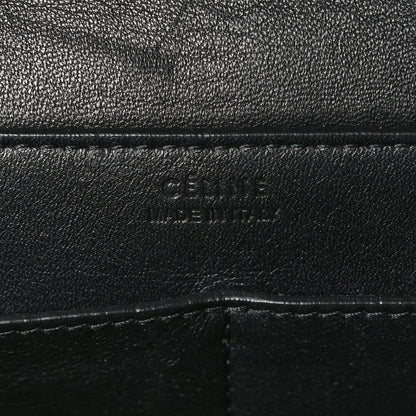 Celine Canvas Calfskin Small Soft Cube Satchel Black White 6 of 9