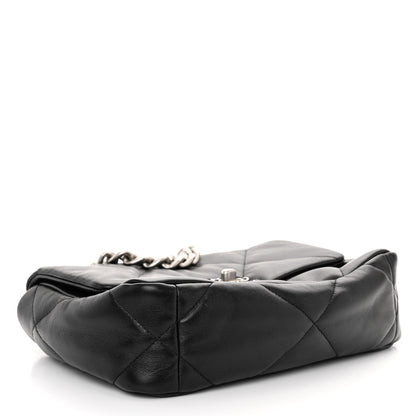 Chanel Lambskin Quilted Medium 19 Flap Black 4 of 11
