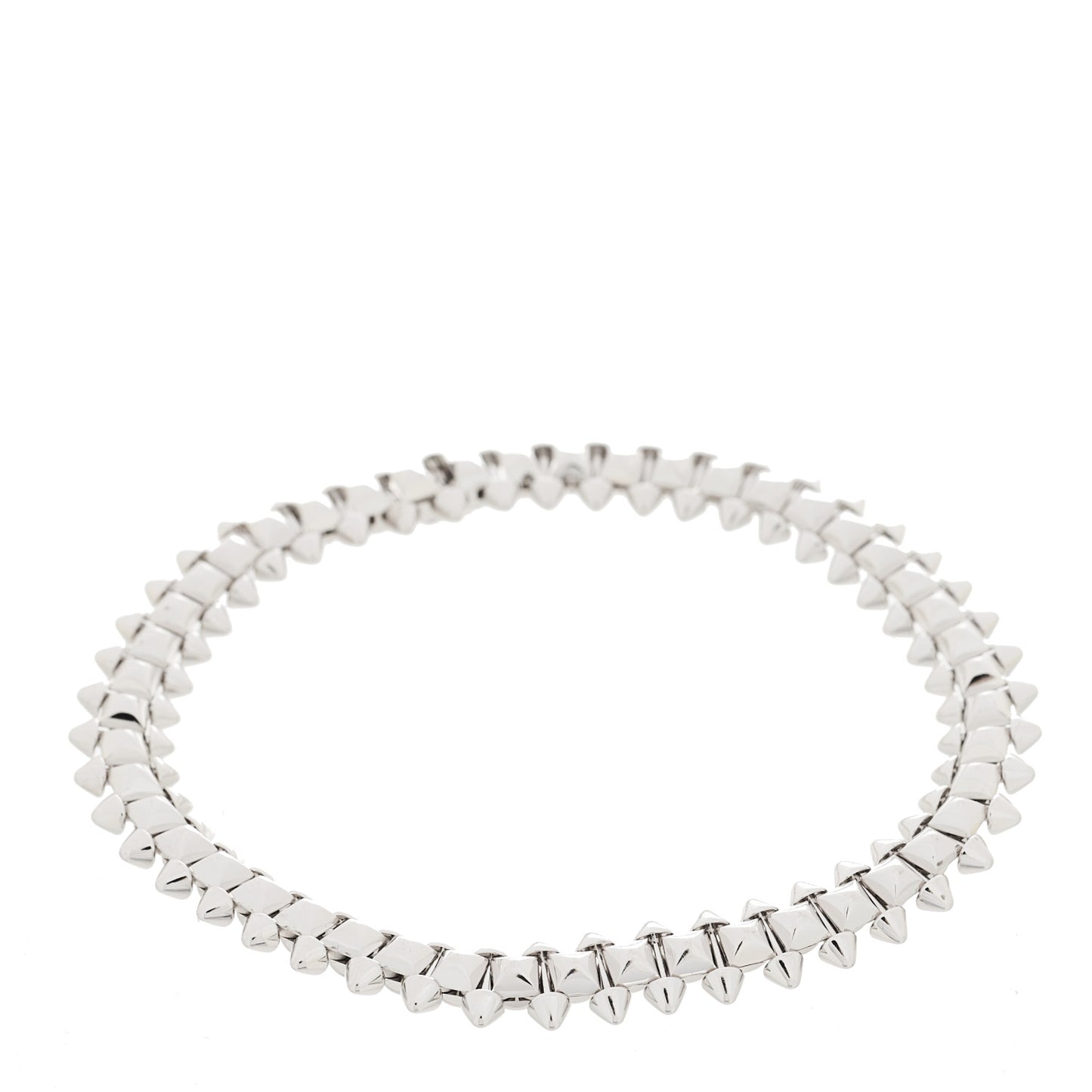 18K White Gold Medium Clash De Cartier Flexible Bracelet 17