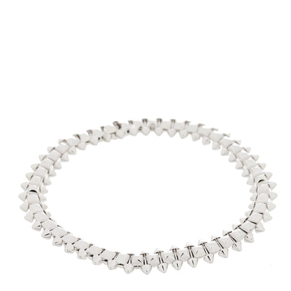 Cartier 18K White Gold Medium Clash De Cartier Flexible Bracelet 17 1 of 3