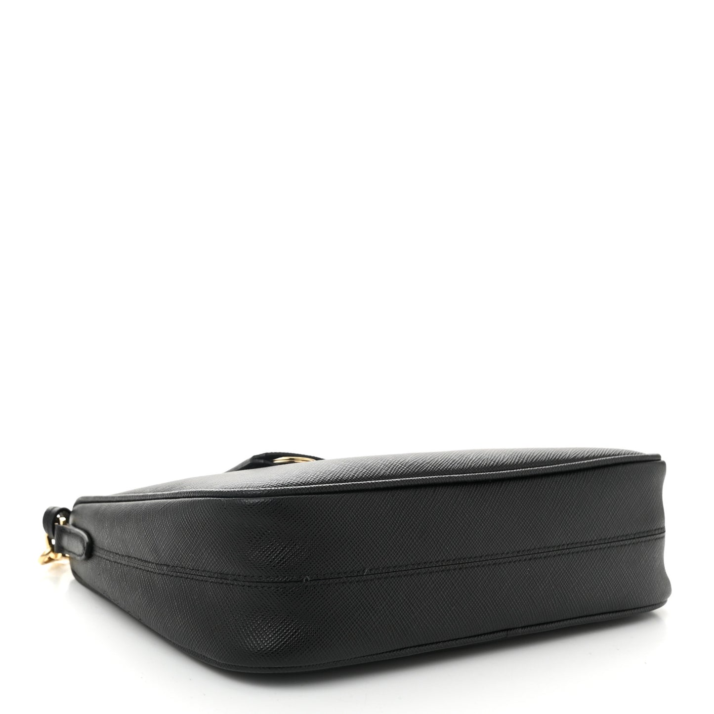 Saffiano Lux Re-Edition 2005 Shoulder Bag Black