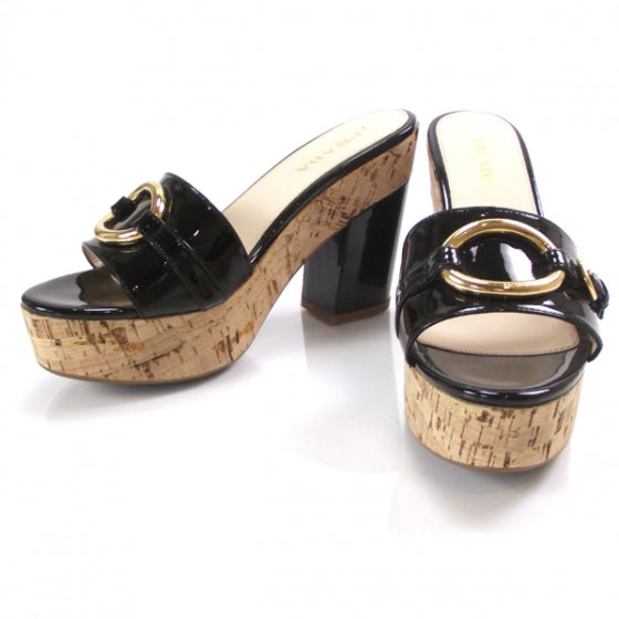 Vernice Cork Platform Heels 37