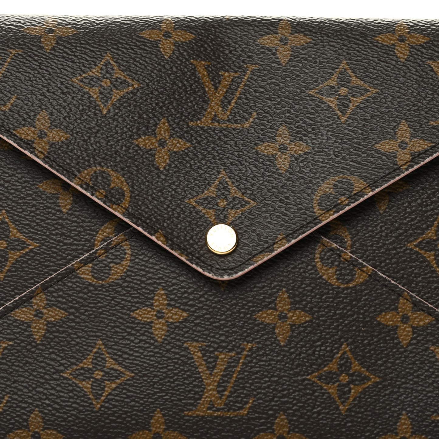 Monogram Large Kirigami Pochette Insert Rose Ballerine