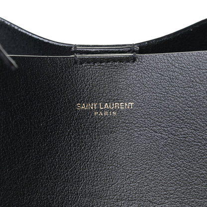 Saint Laurent Calfskin Large Shopping Tote Black 6 of 6