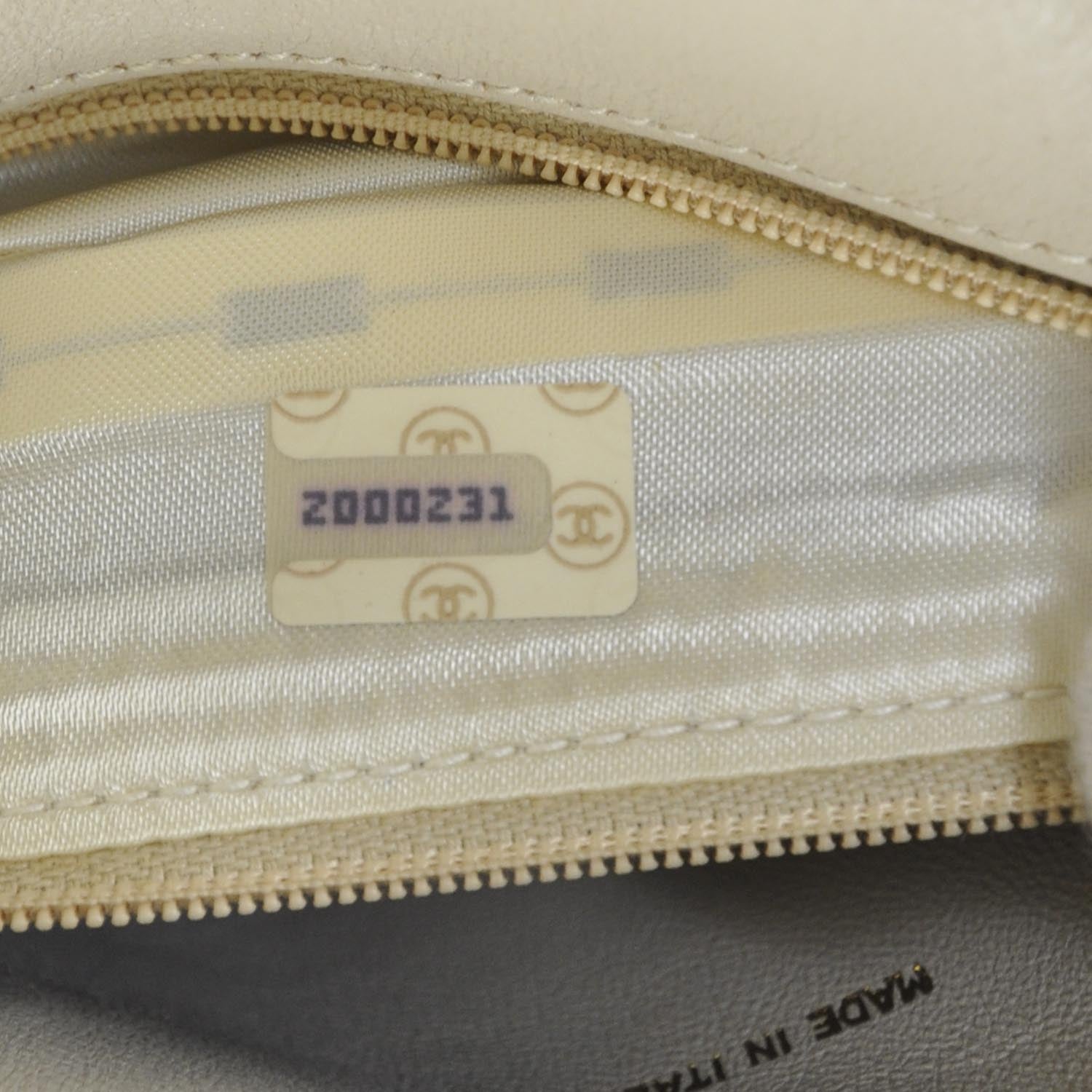 Chanel Lambskin Chevron Tassel Camera Case Beige 9 of 9