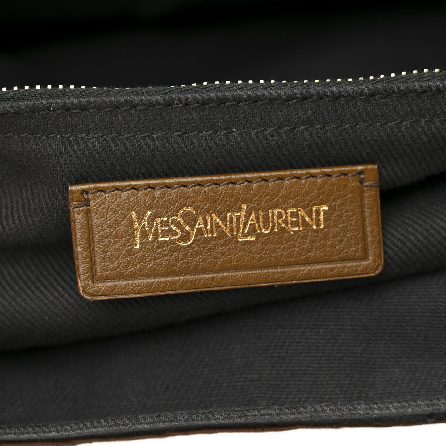 Calfskin Canvas Large Muse Two Olive