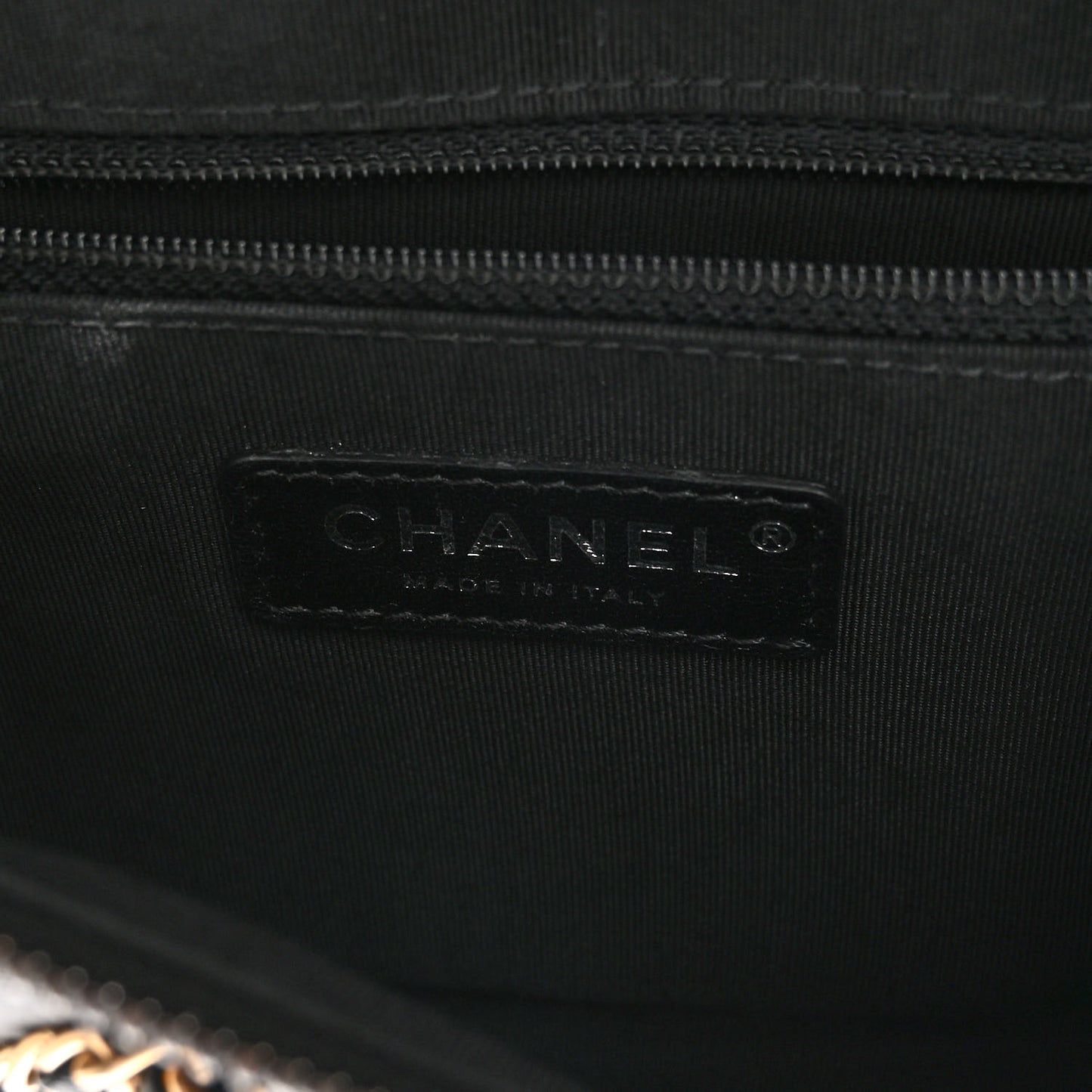 Calfskin Chain 20s Signe Waist Bag Black