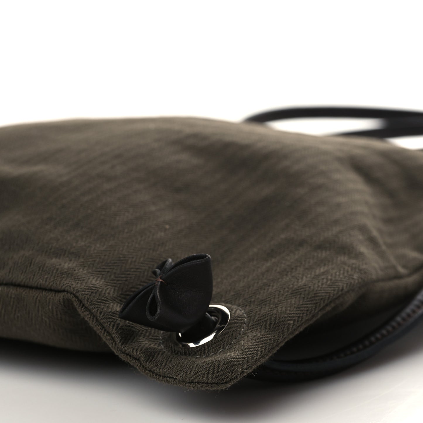 Herringbone Canvas Swift Maline Bag Kaki Ebene