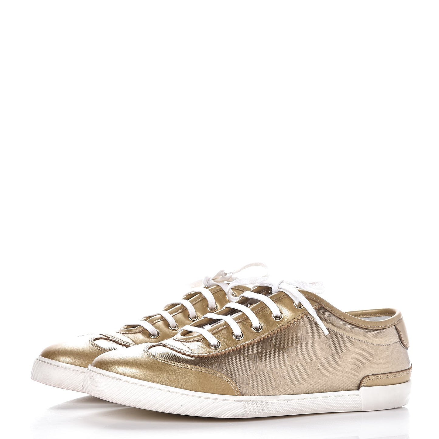 Imprime Monogram Mens Barcelona Sneakers 39.5 Champagne