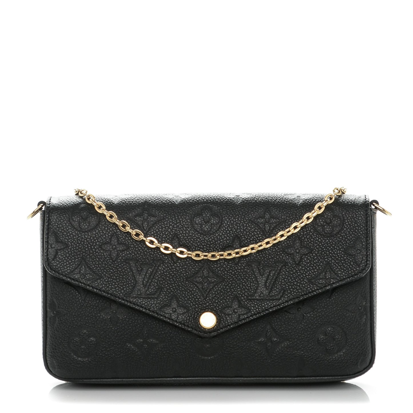 Empreinte Pochette Felicie Chain Wallet Black
