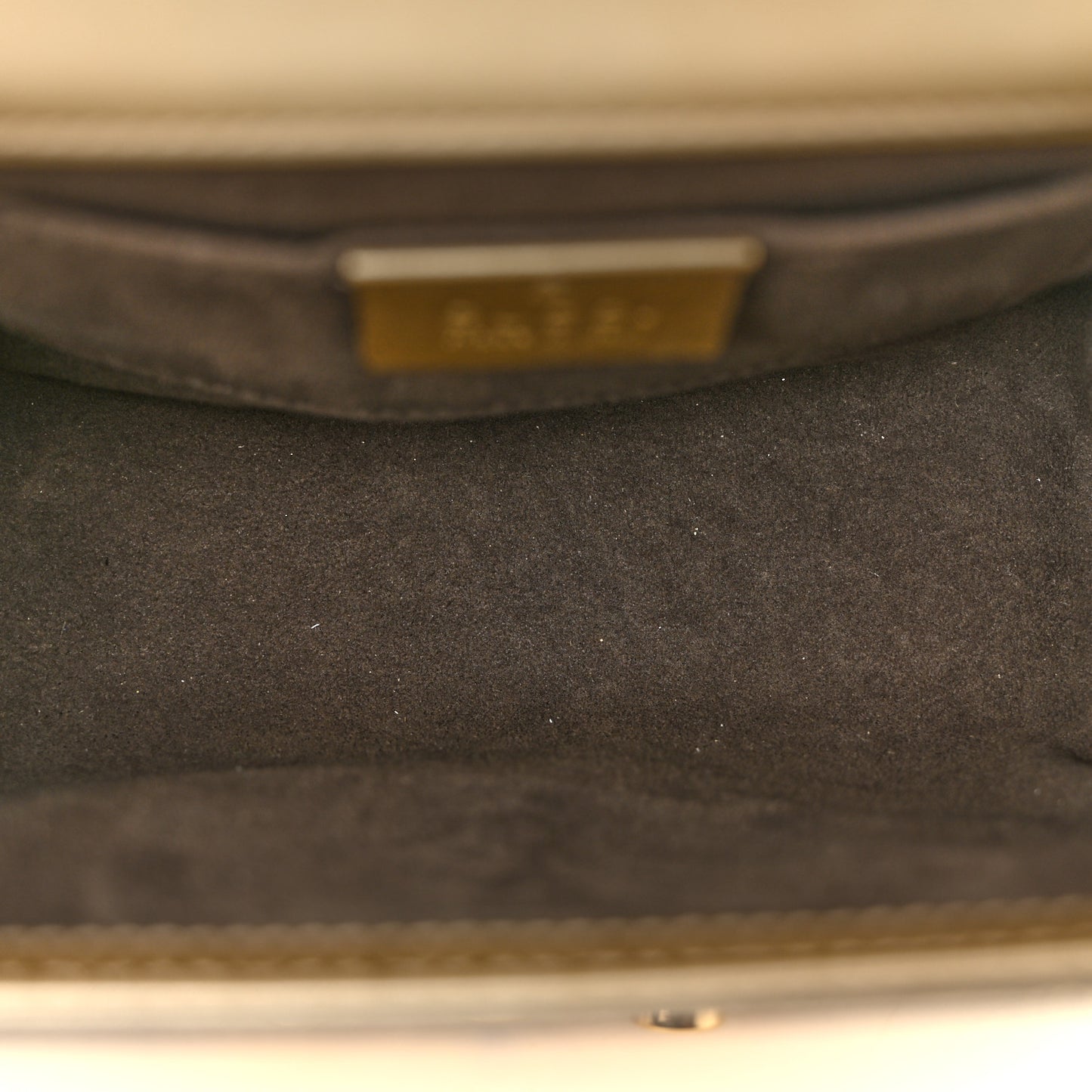Galassia Small Padlock Shoulder Bag Platino