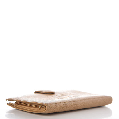 Chanel Caviar Timeless CC French Wallet Beige 4 of 14
