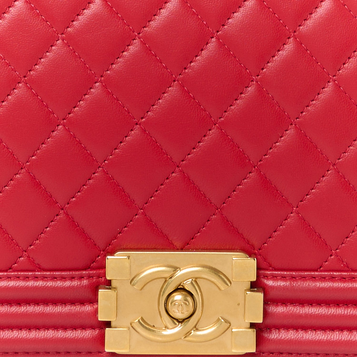 Chanel Lambskin Quilted New Medium Boy Flap Red 8 of 10