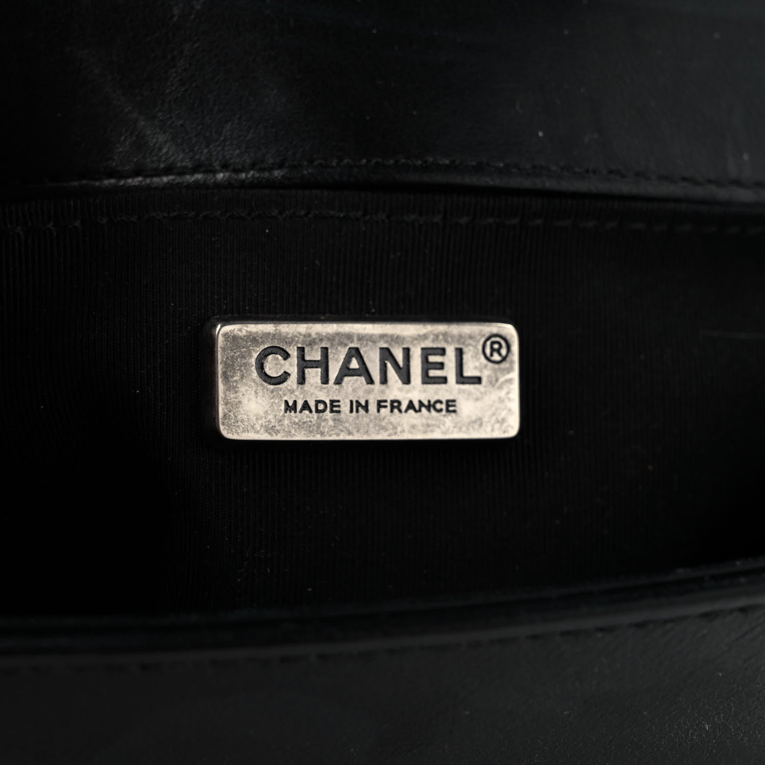Chanel Calfskin Crystal Studded Small Studded Boy Flap Black 7 of 12