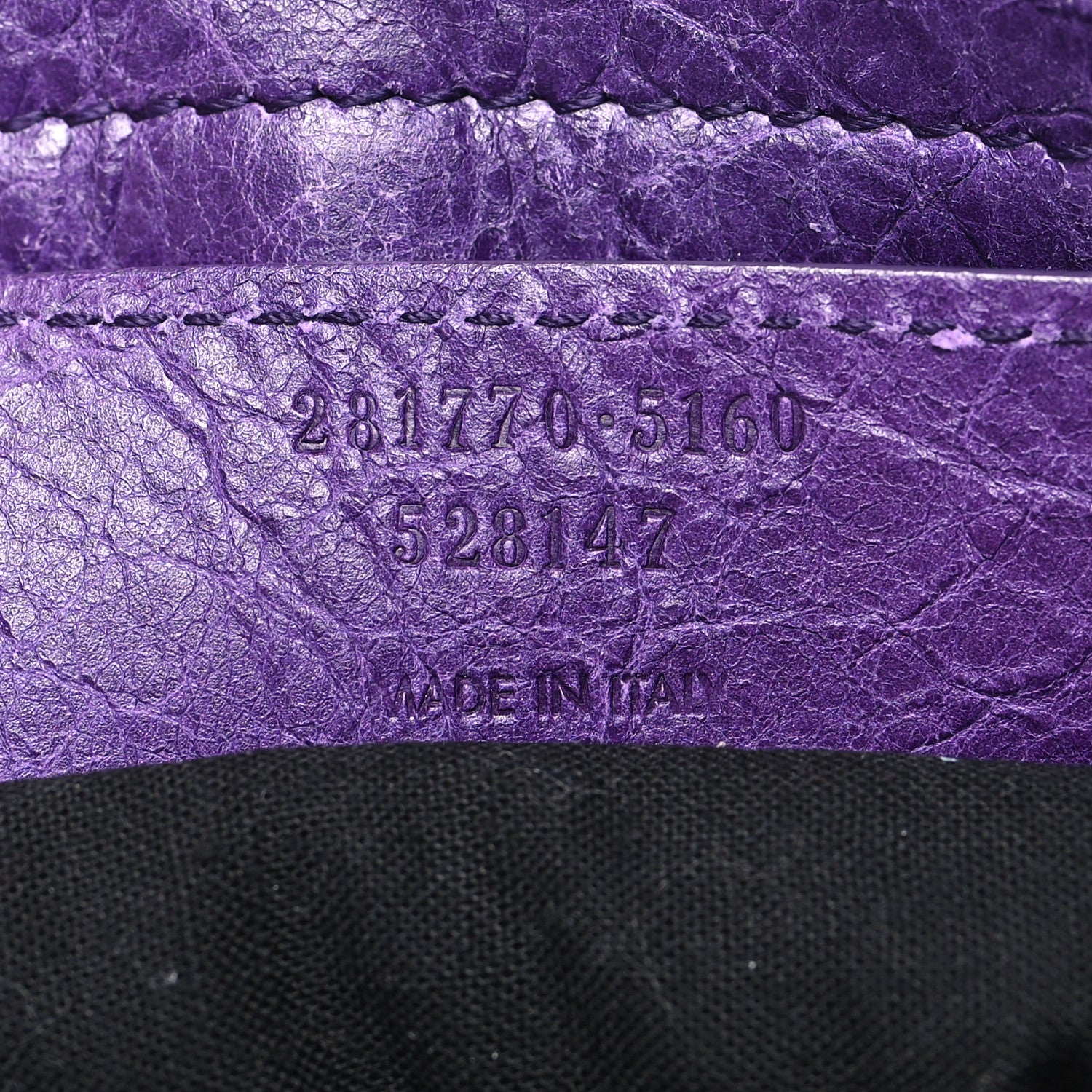 Balenciaga Agneau Giant 12 Silver Hardware City Dark Violet 7 of 16