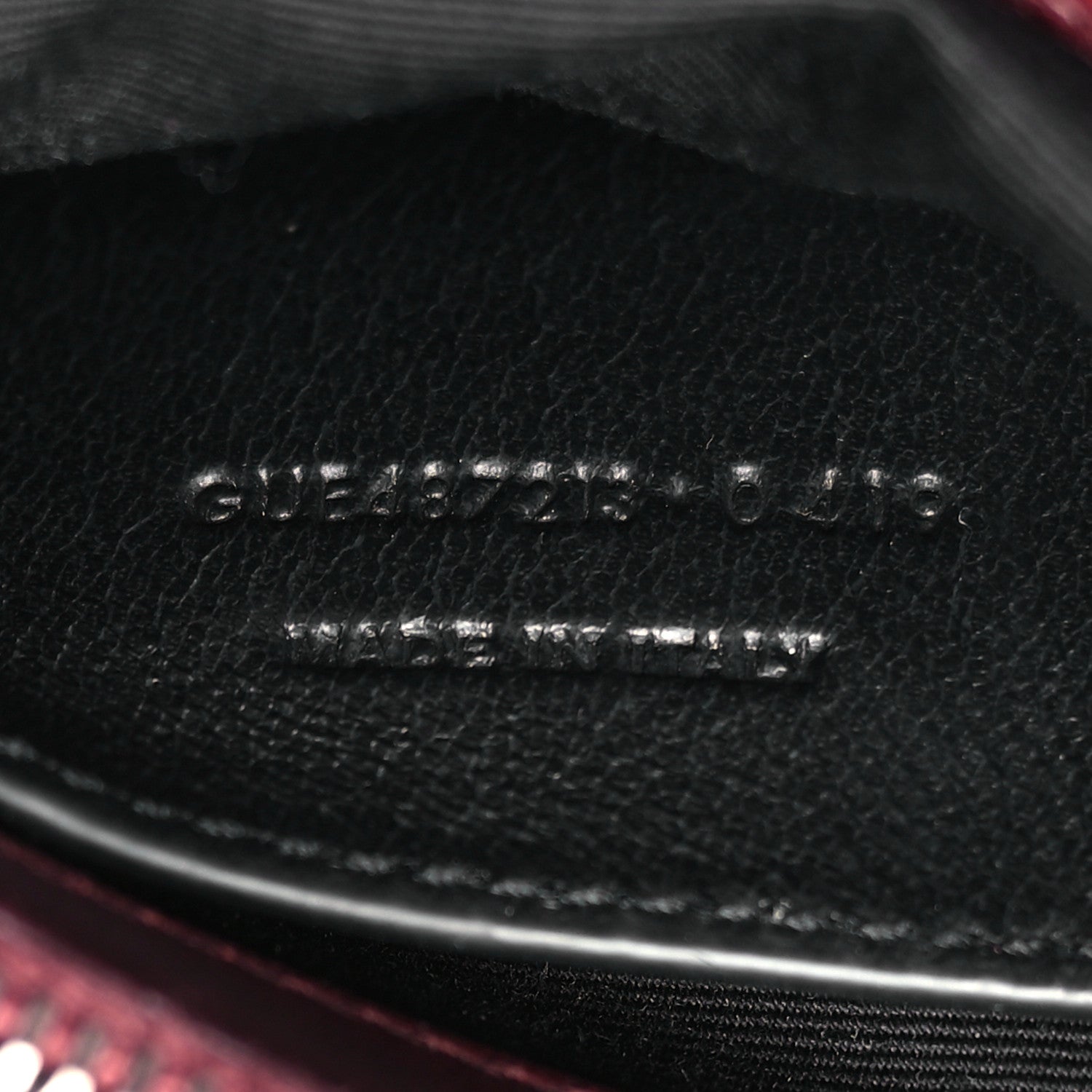 Saint Laurent Sheepskin Matelasse Chevron Monogram Medium College Bag Rouge Legion 7 of 13