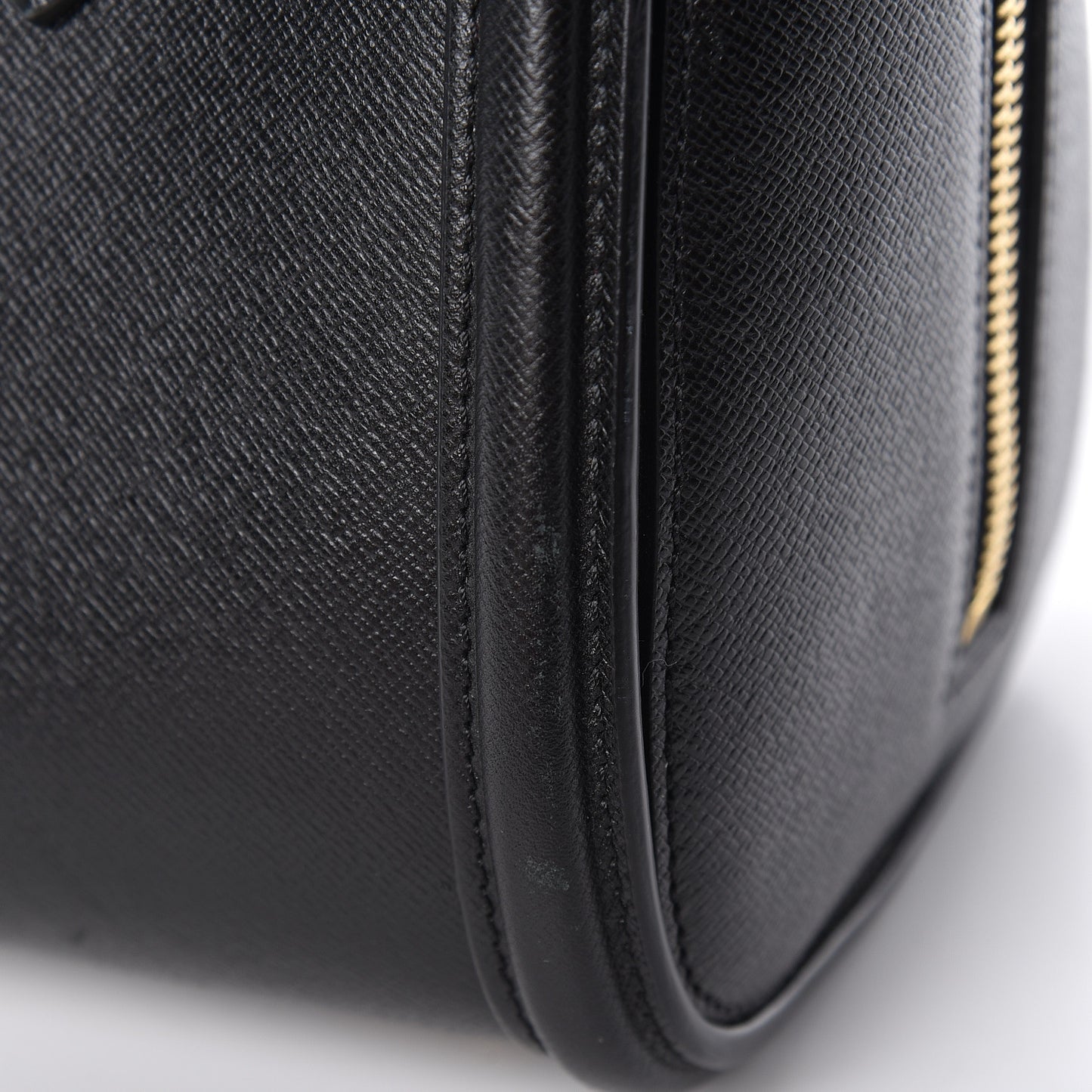 Grained Calfskin Large Heroine Black
