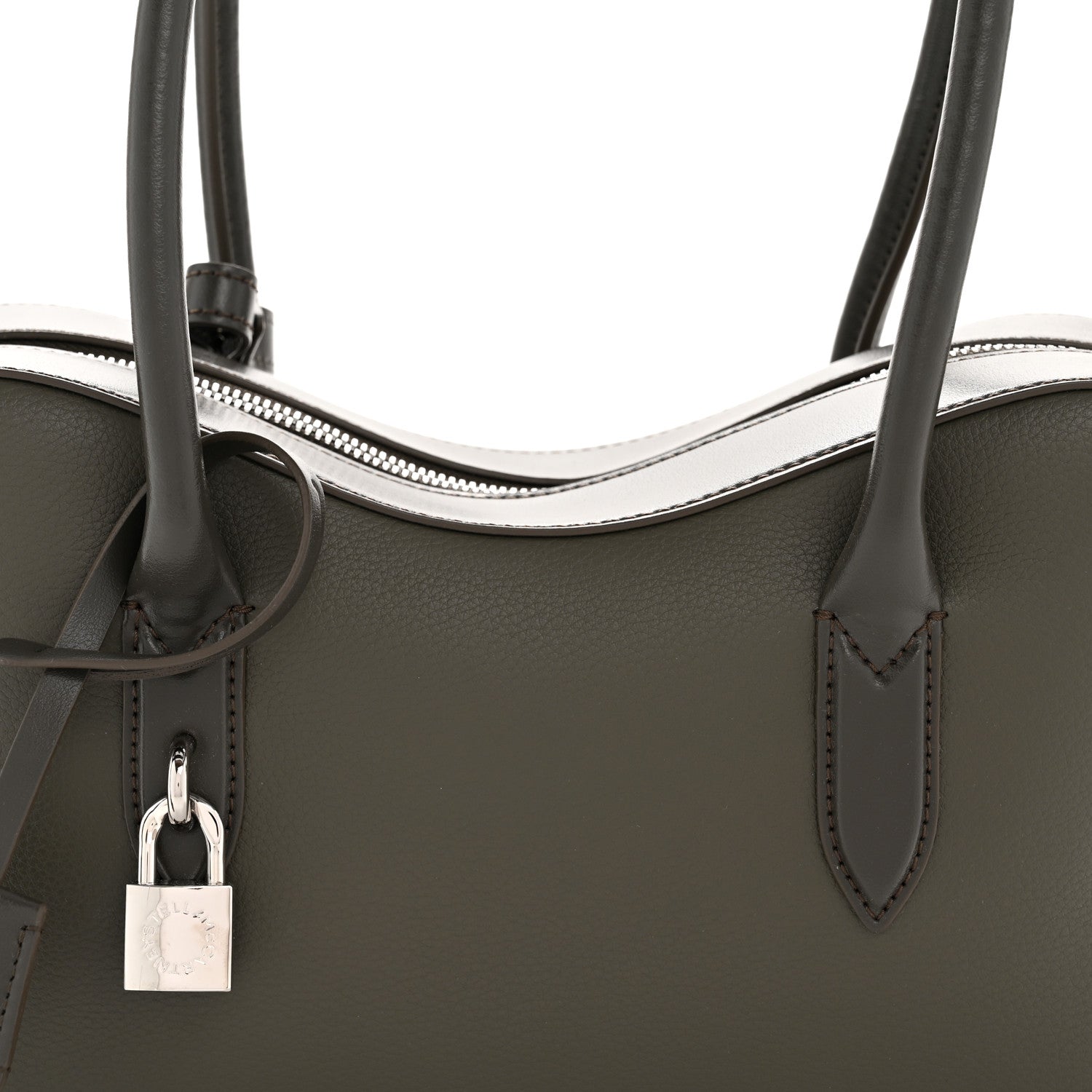Stella McCartney Eco Grainy Alter Mat Ryder Shoulder Bag Dark Olive 8 of 10