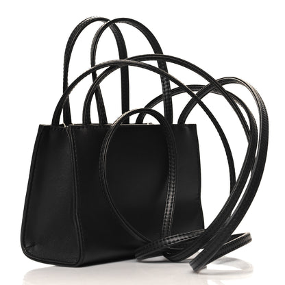 Telfar Vegan Leather Small Shopping Bag Black 3 of 9