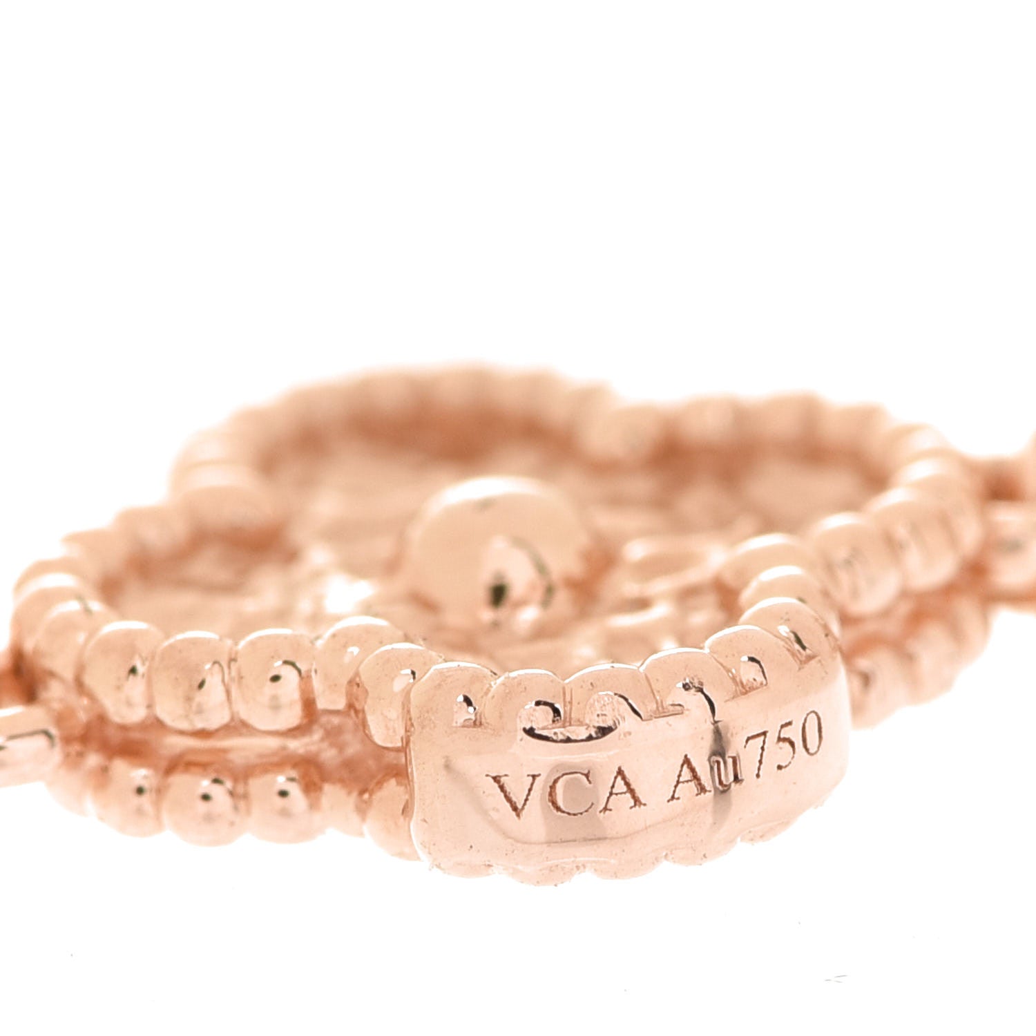 Van Cleef & Arpels 18K Rose Gold 6 Motifs Sweet Alhambra Bracelet 5 of 7