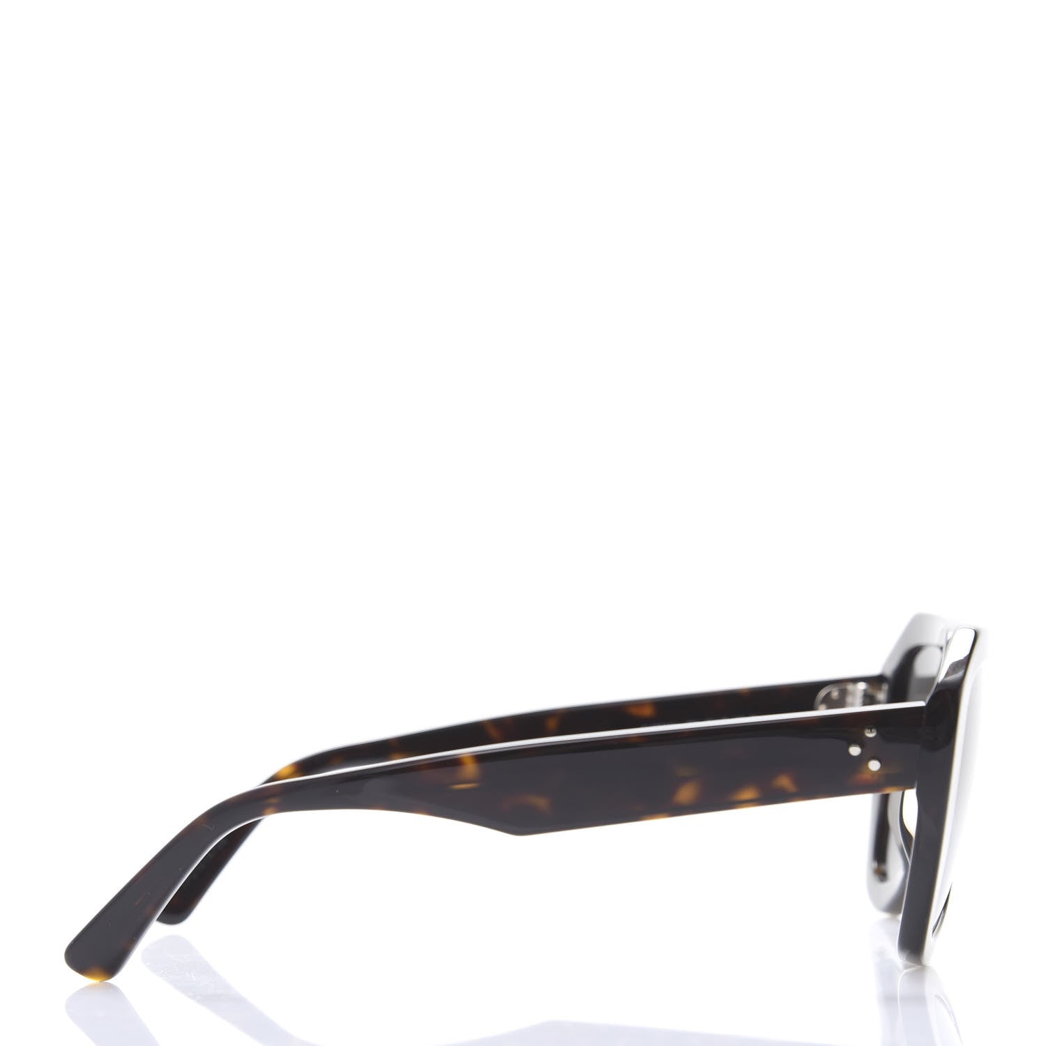 Celine Acetate Sunglasses CL40046U Dark Havana 3 of 7