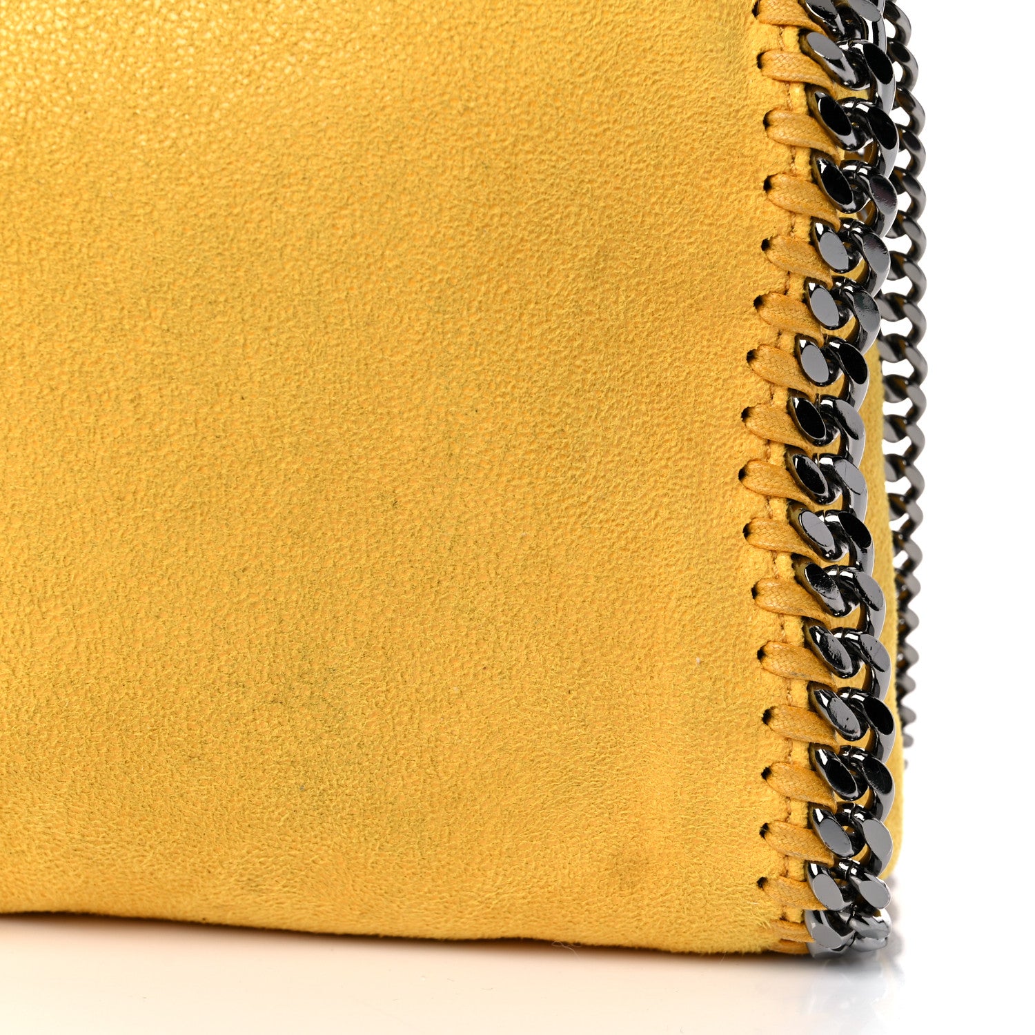 Stella McCartney Shaggy Deer Falabella Mini Fold Over Tote Yellow 15 of 15