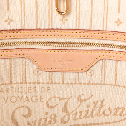 Louis Vuitton Damier Azur Neverfull MM 6 of 10