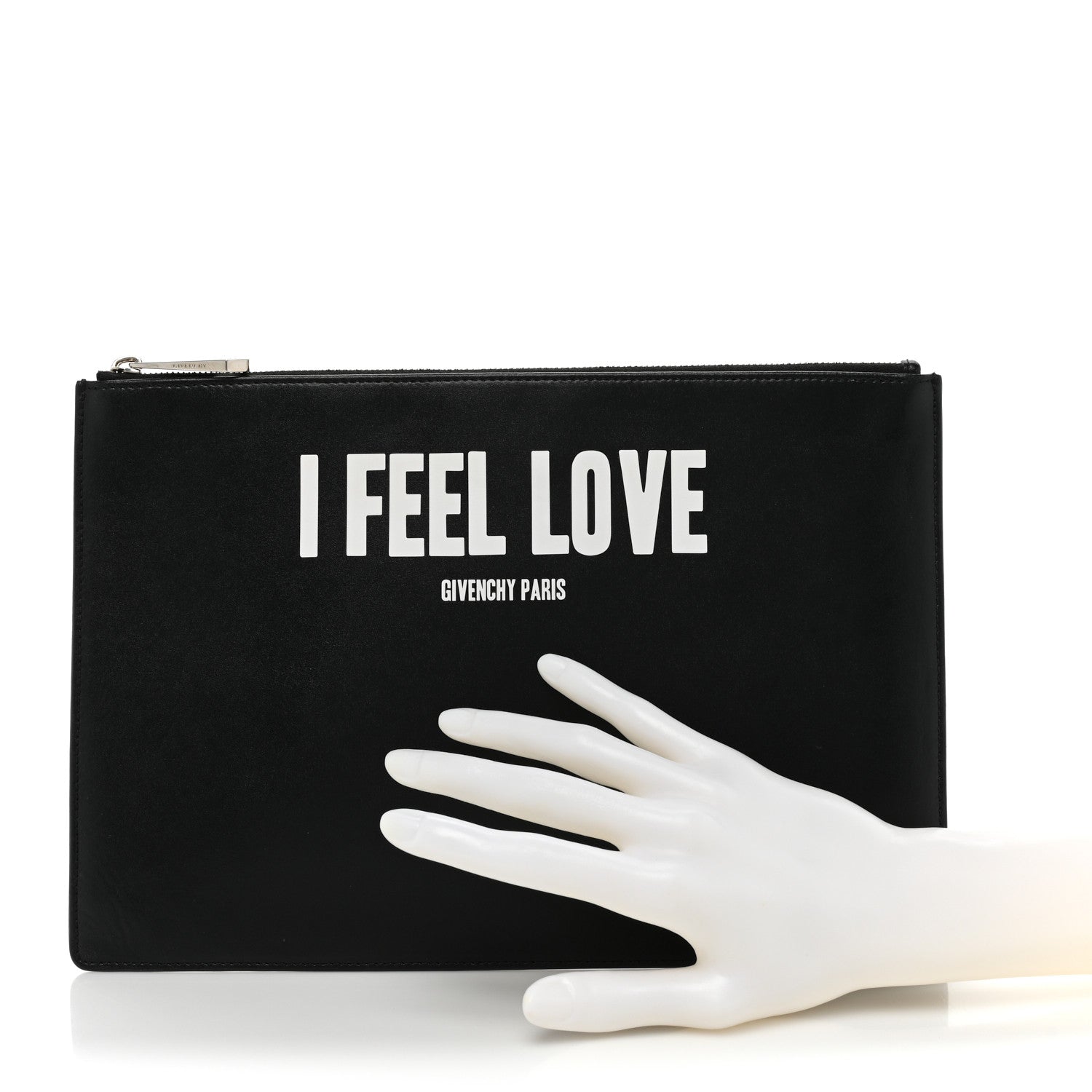 Givenchy Calfskin I Feel Love Medium Pouch Black 2 of 12