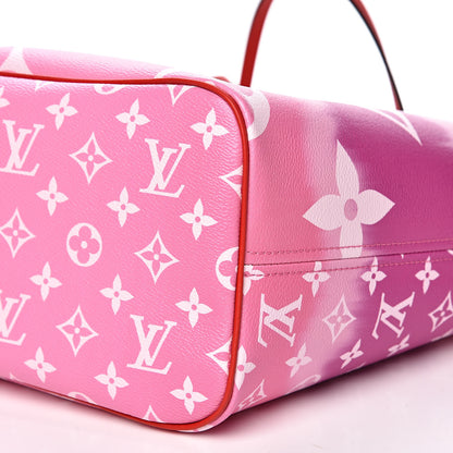 Louis Vuitton Monogram Escale Neverfull MM Rouge 10 of 11