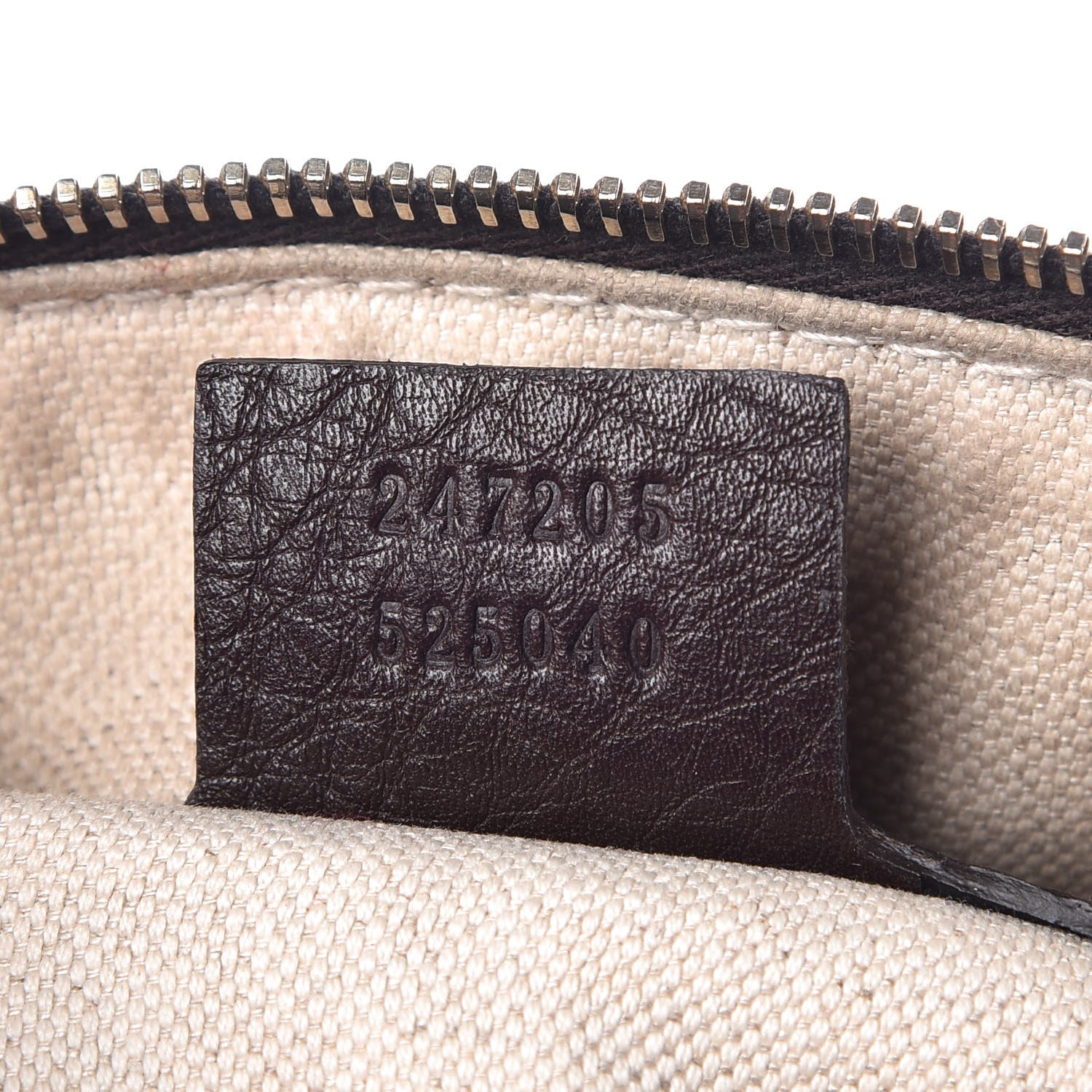 Gucci Calfskin Vintage Web Medium Boston Dark Brown 7 of 11