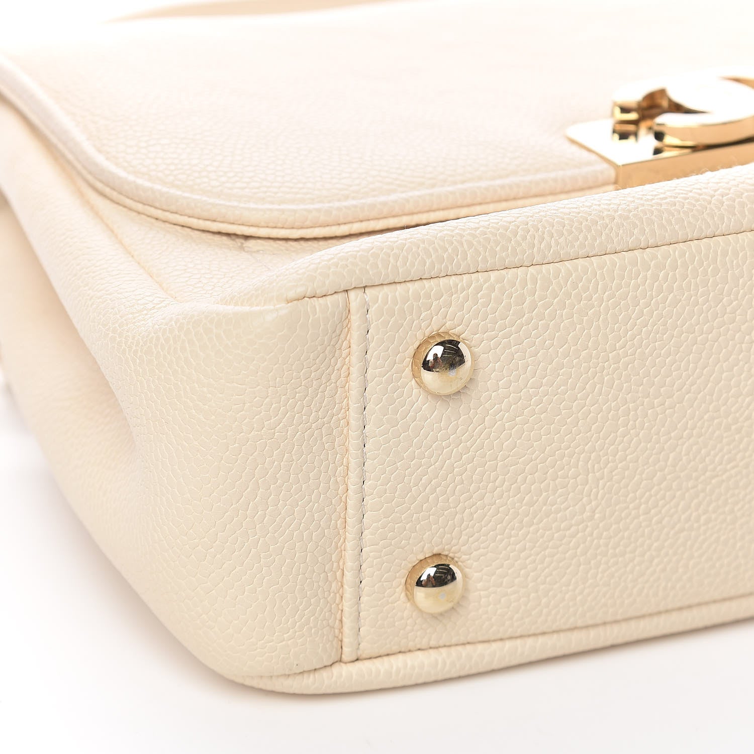 Chanel Caviar Quilted Small Flap Ivory 8 of 10