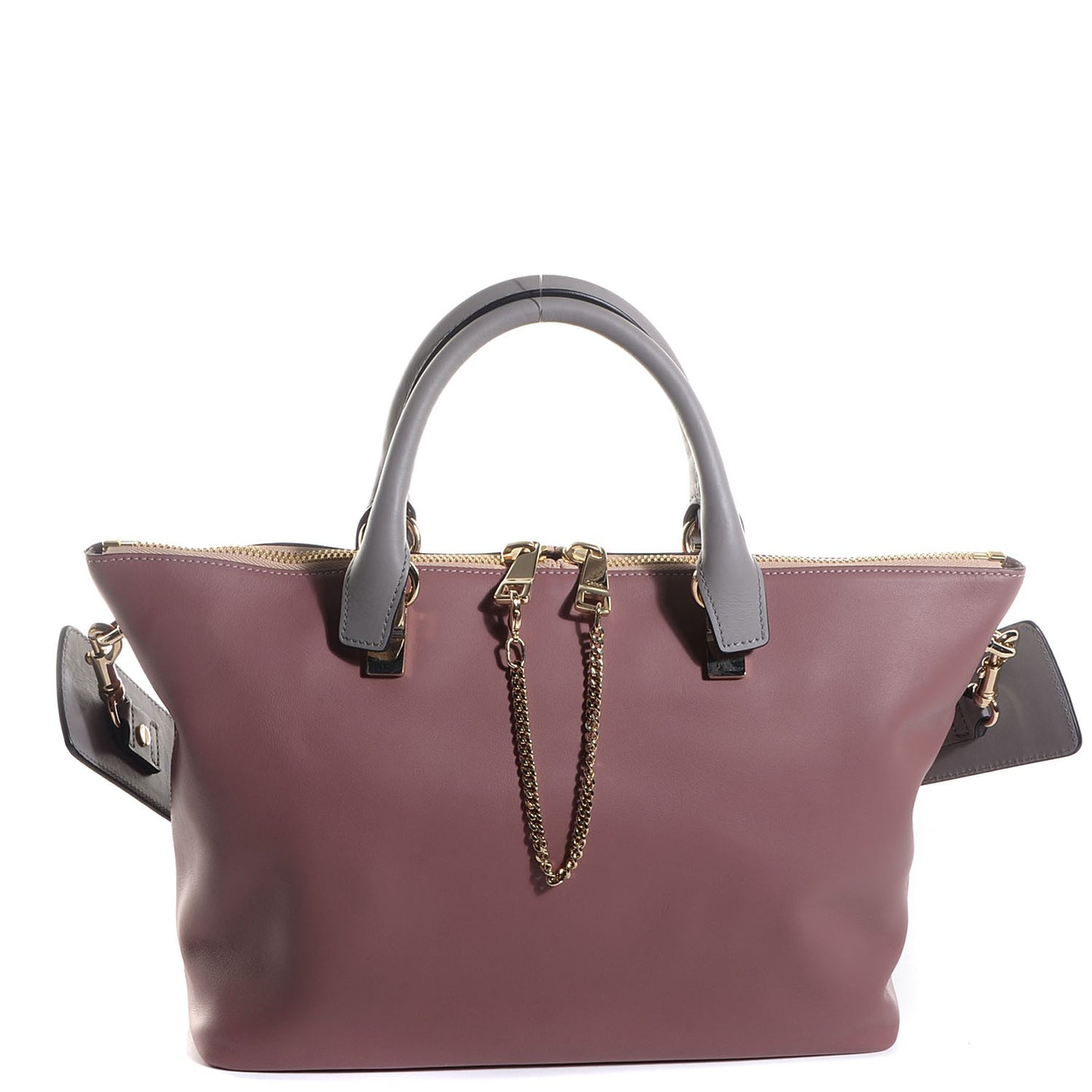Smooth Calfskin Medium Baylee Tote Darlington Pink