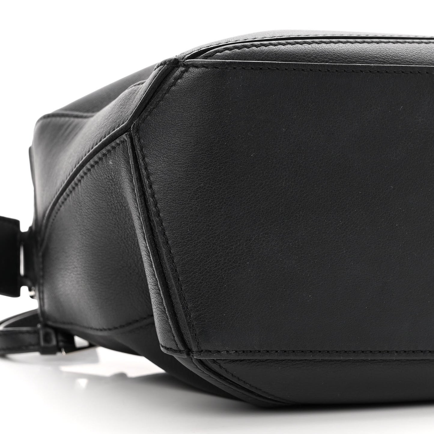 Calfskin Small Puzzle Bag Black