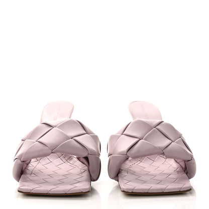 Bottega Veneta Nappa Maxi Intrecciato Lido 90mm Mule Sandals 40 Magnolia 2 of 8