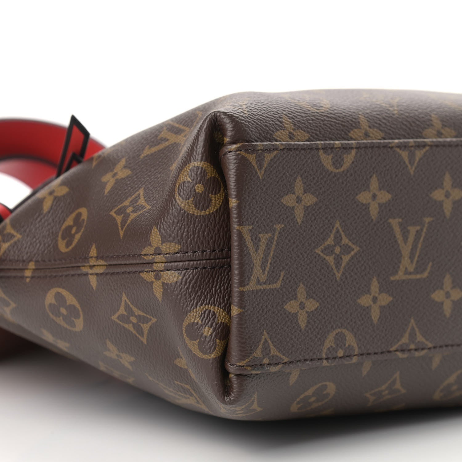 Louis Vuitton Monogram Tuileries Besace Caramel Rouge 7 of 10