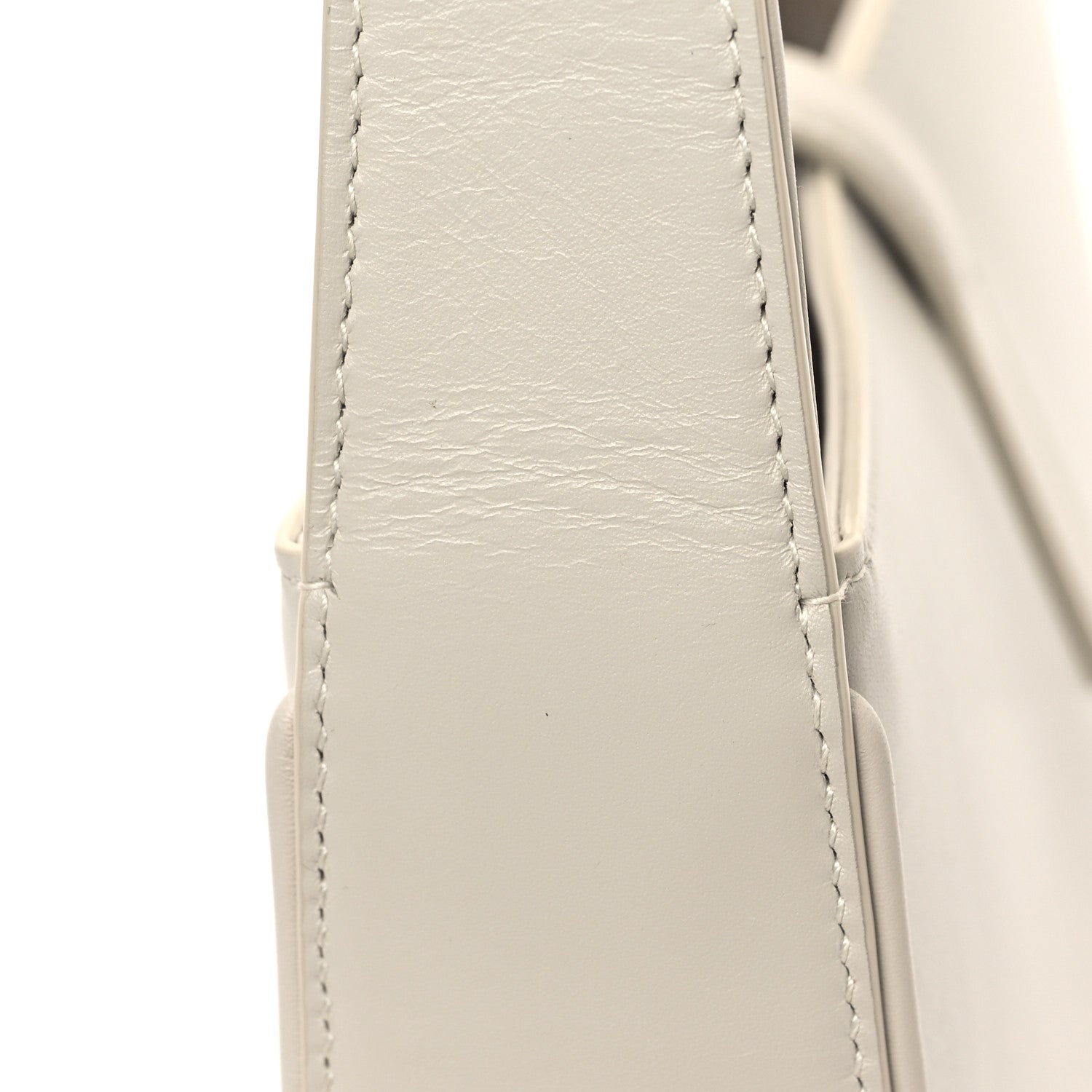 Saint Laurent Smooth Calfskin Le 5 A 7 Hobo Blanc Vintage 11 of 11