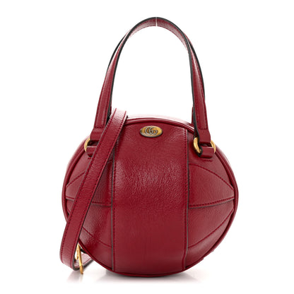 Gucci Piuma Lux Energy Mini Tifosa Basketball Shaped Shoulder Bag Romantic Cerise 1 of 10