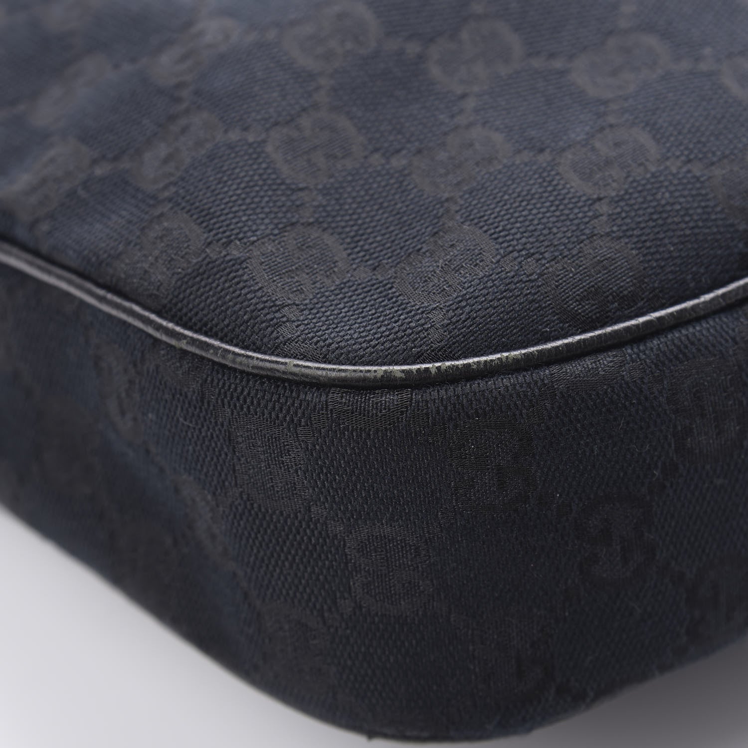 Gucci Monogram Medium Charmy Hobo Black 9 of 14
