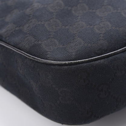 Gucci Monogram Medium Charmy Hobo Black 9 of 14