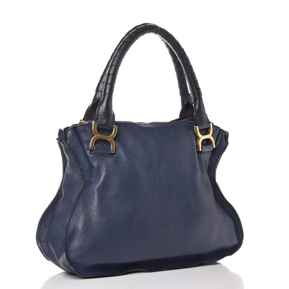 Chloe Calfskin Medium Marcie Satchel Teal 3 of 13