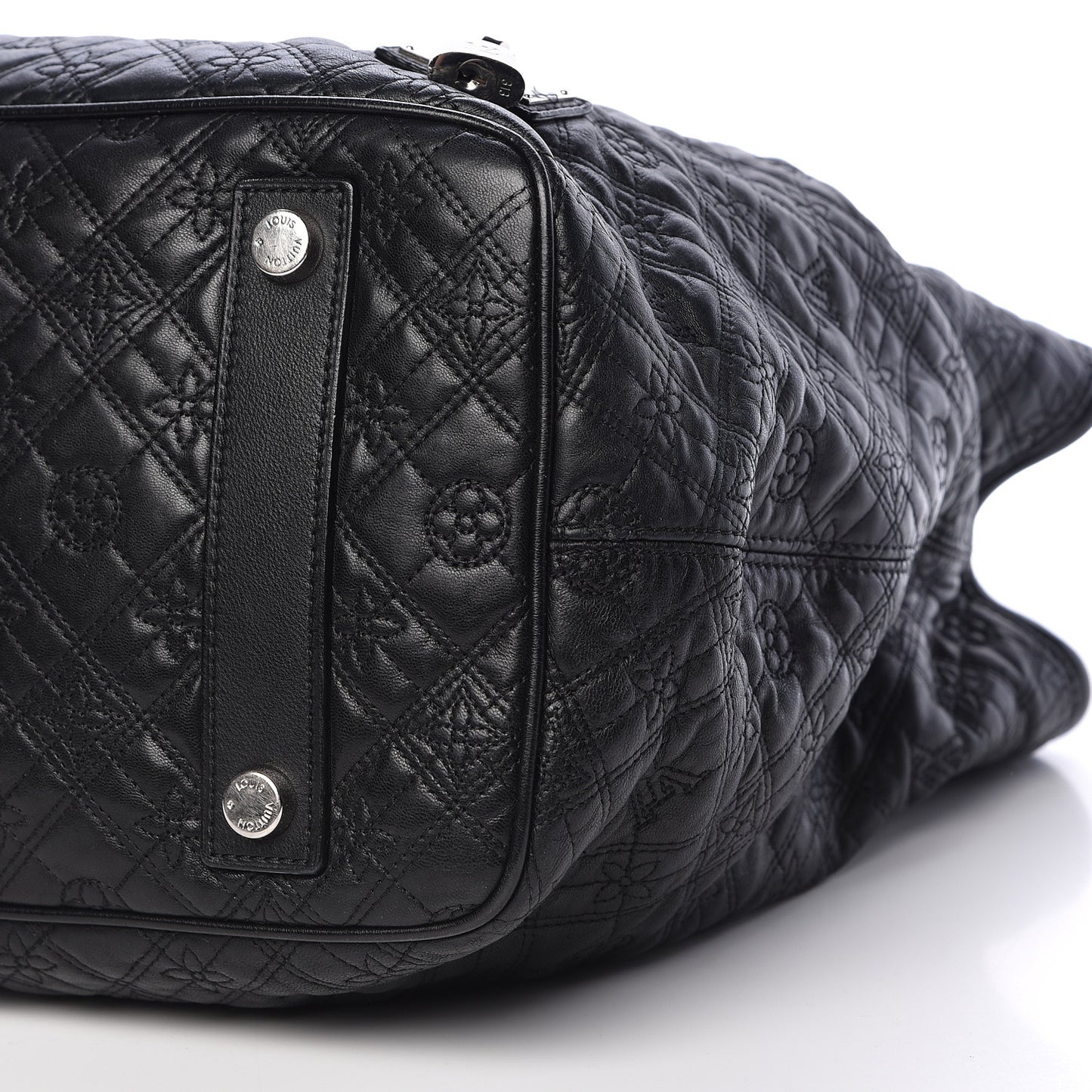 Monogram Lambskin Antheia Lilia GM Black