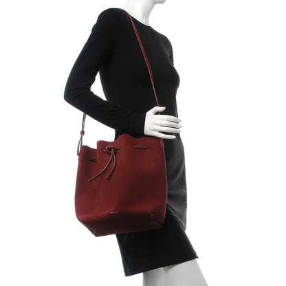 Mansur Gavriel Suede Bucket Bag Rococo 2 of 9