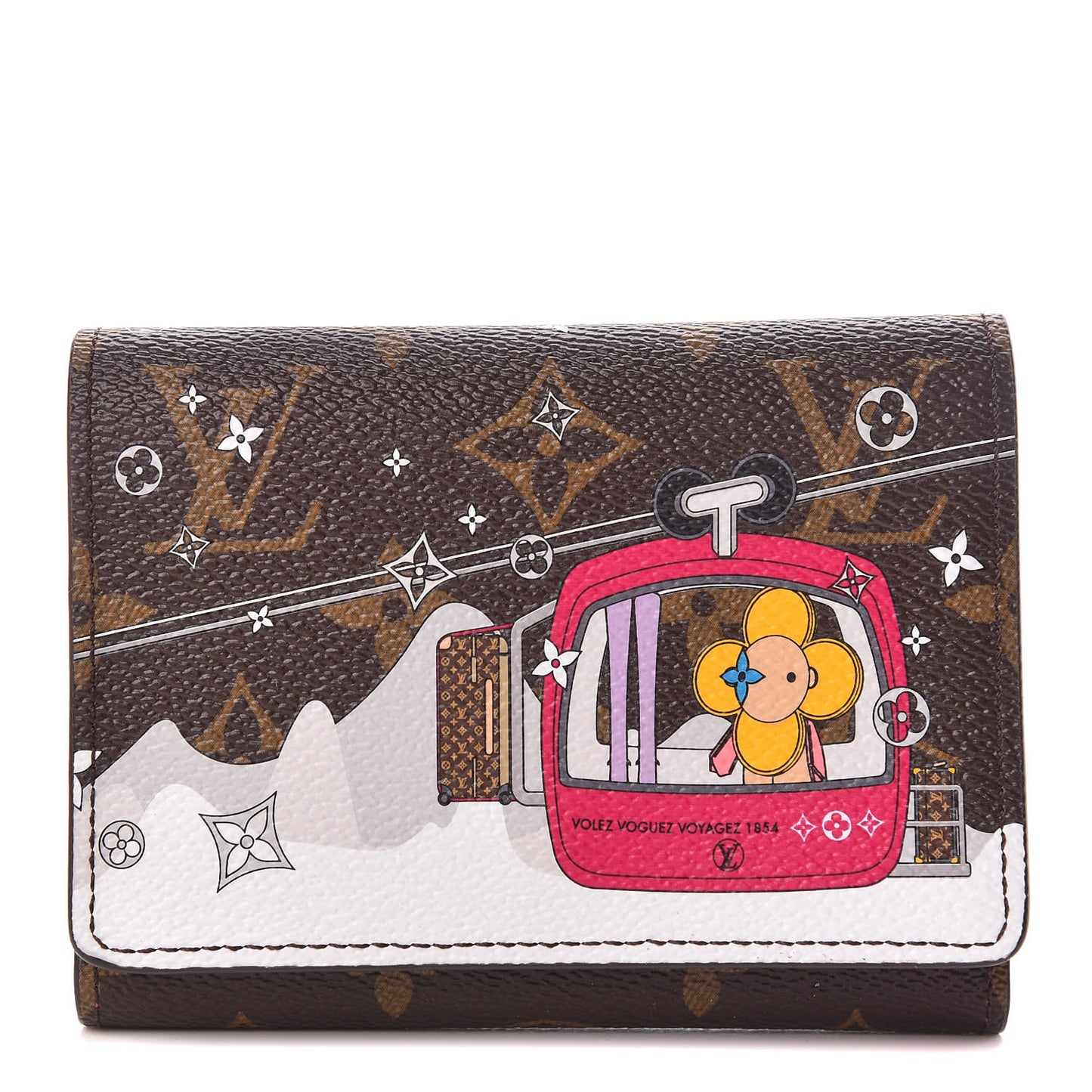 Monogram 2019 Christmas Animation Victorine Wallet Fuchsia