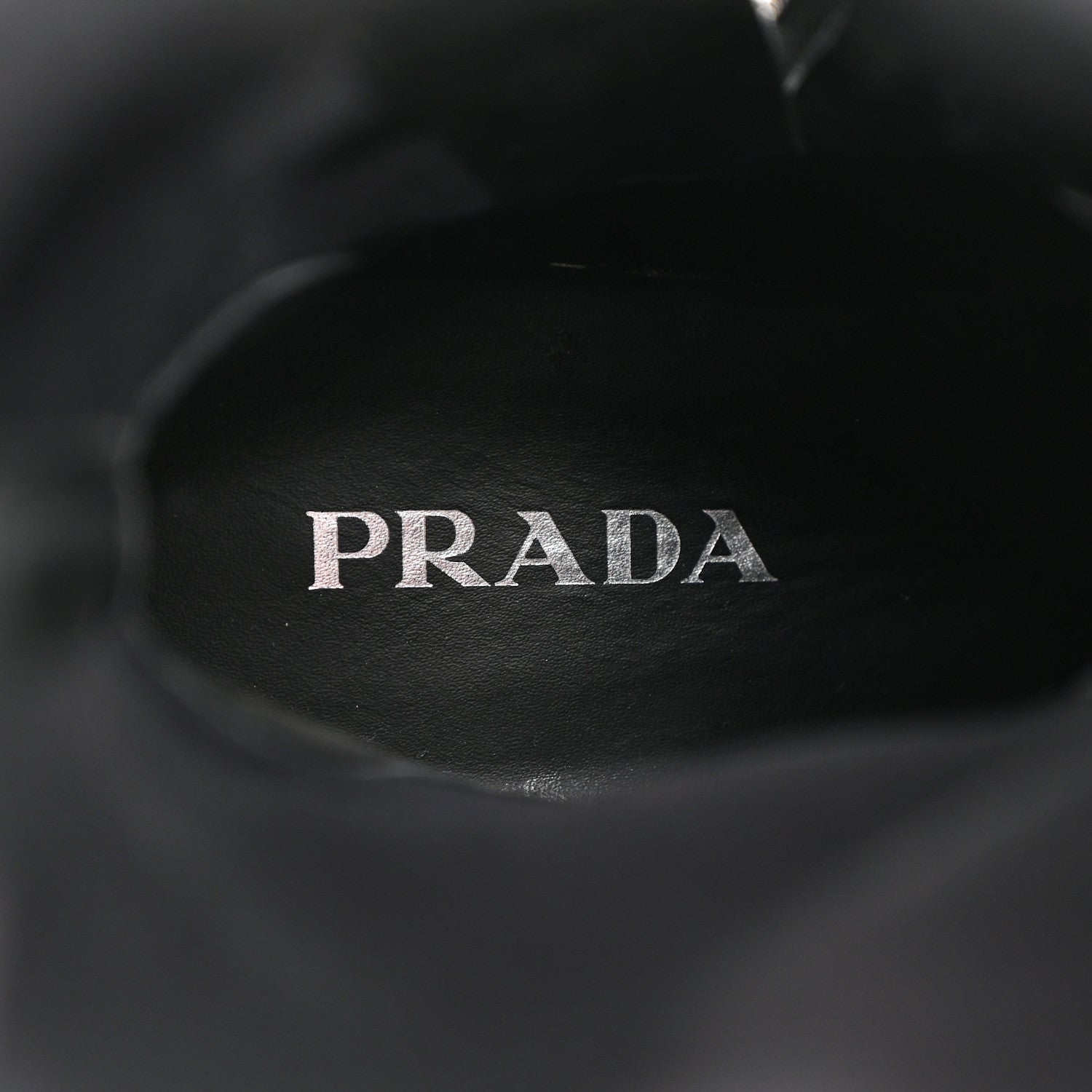 Prada Spazzolato Nappa Stretch Moto Boots 39.5 Black 9 of 14