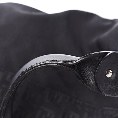 Fendi Zucchino Hobo Black 12 of 13