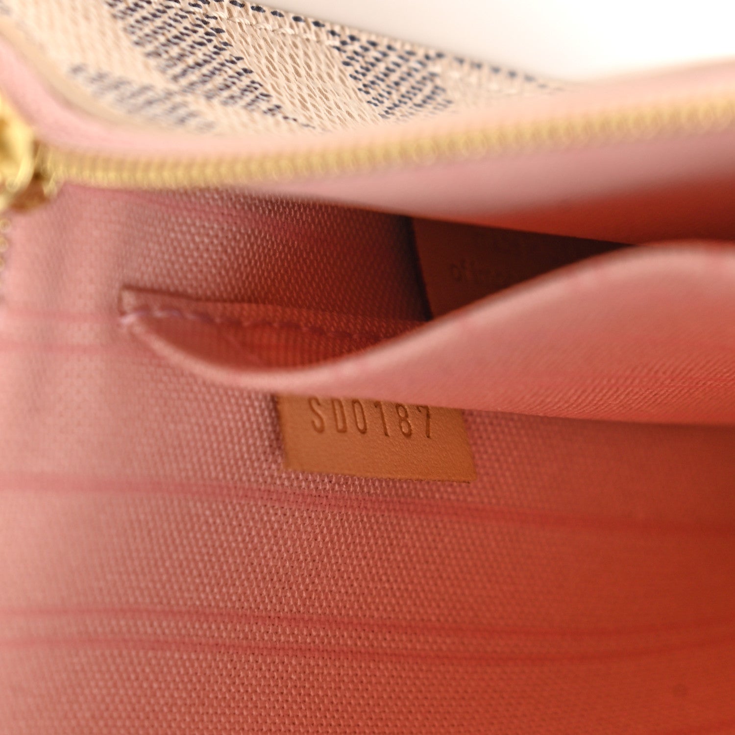 Louis Vuitton Damier Azur Neverfull MM GM Pochette Rose Ballerine 8 of 8