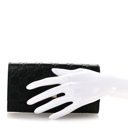 Gucci Microguccissima Bow Continental Wallet Black 2 of 10