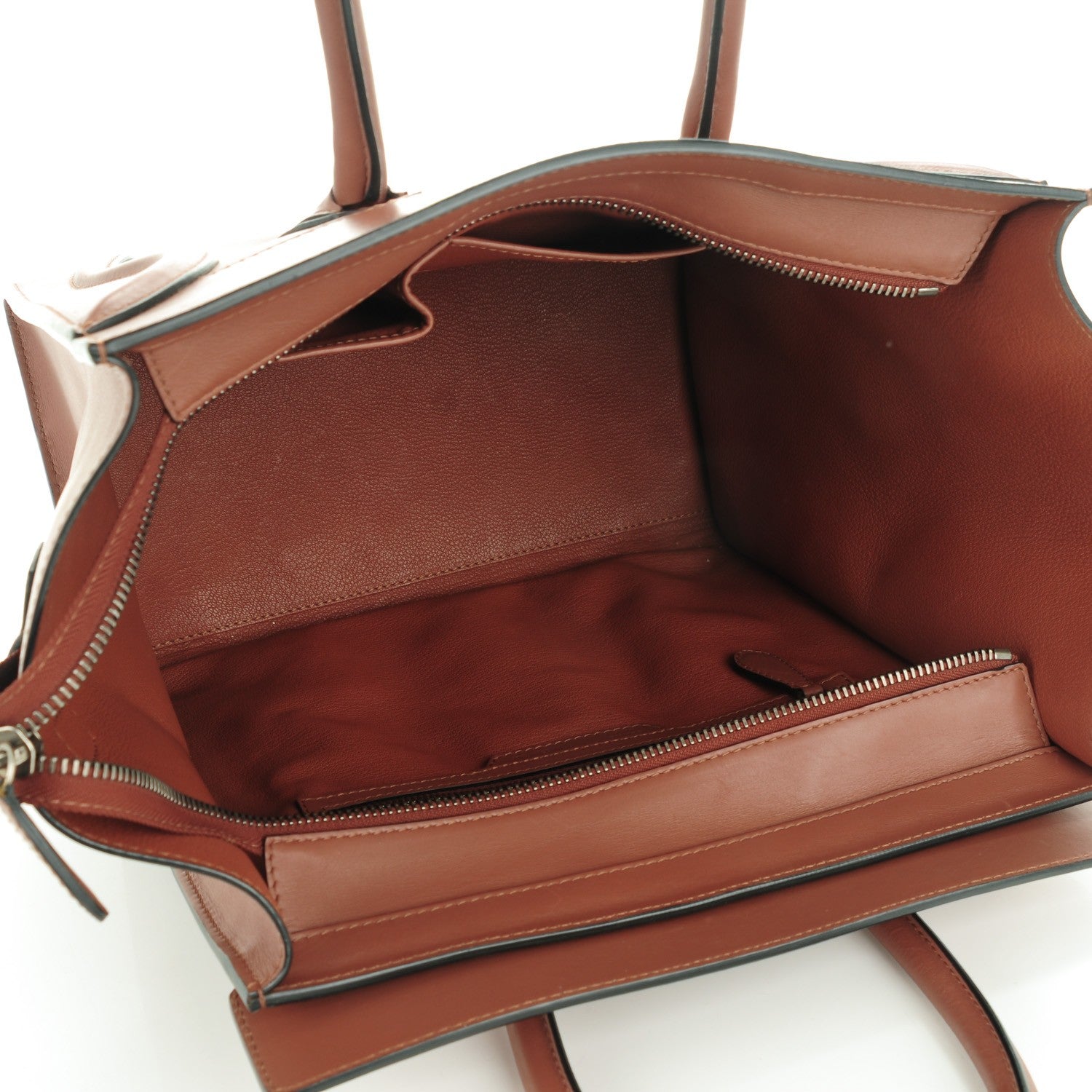 Celine Smooth Calfskin Mini Luggage Sienna 5 of 7