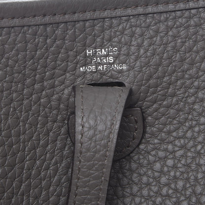 Hermes Taurillon Clemence Evelyne TPM Etain 6 of 8