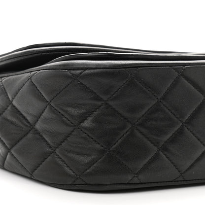 Chanel Patent Quilted Jumbo Classic Twist Flap Bag Black 8 of 11